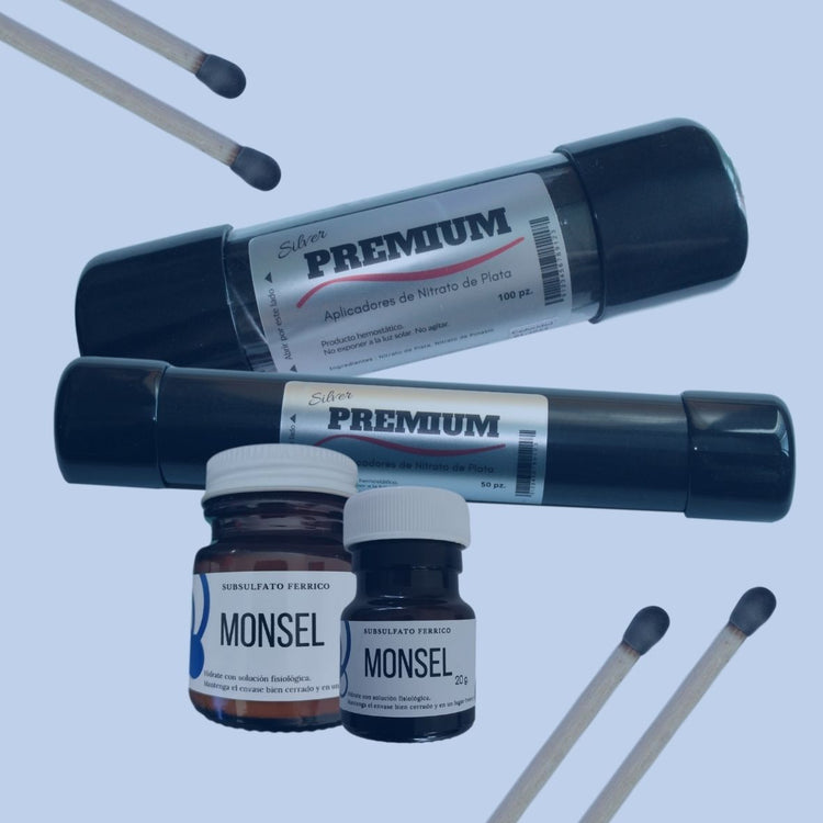 Hemostáticos - Monsel y Nitrato de plata