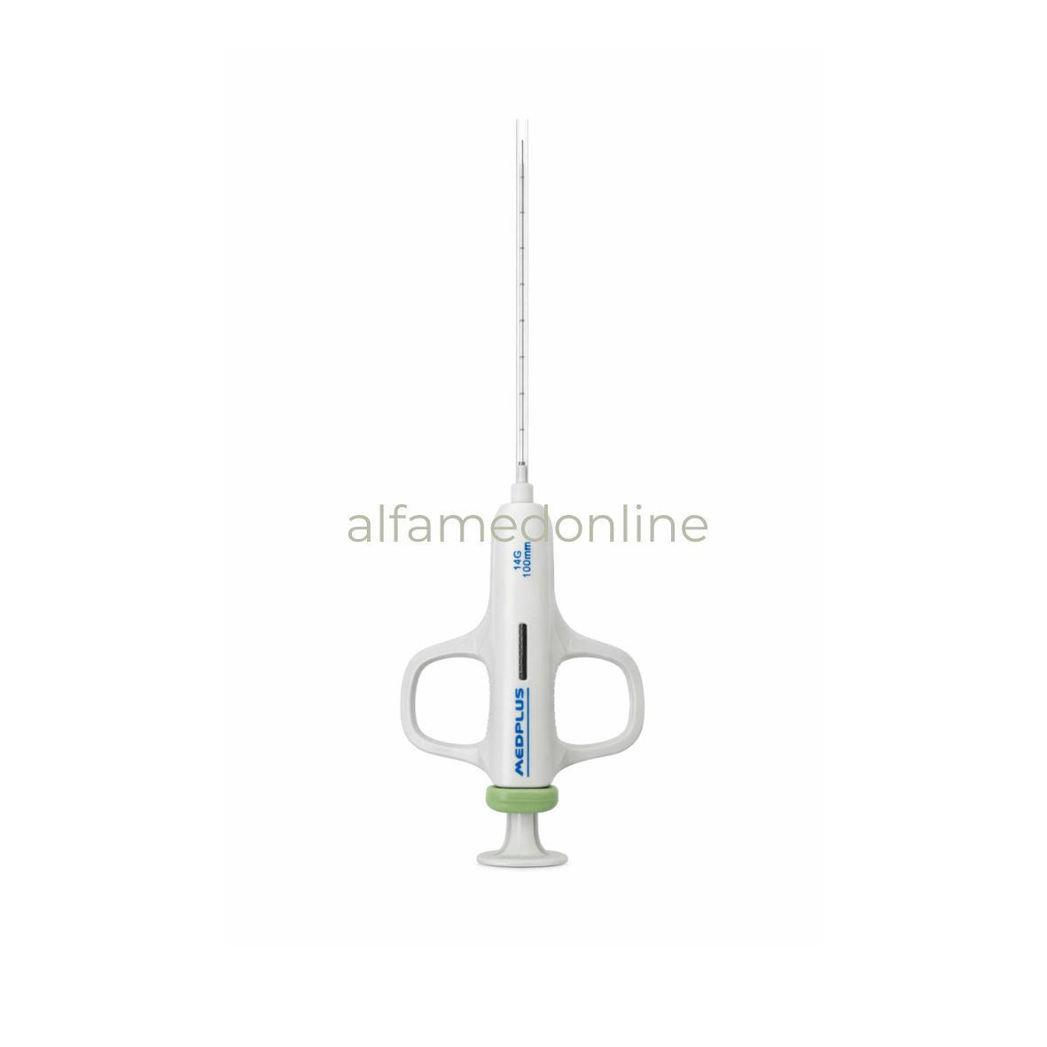 Aguja coaxial semiautomatica