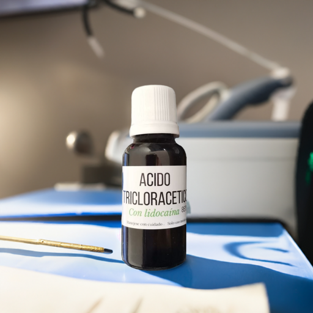 Ácido tricloroacético con lidocaína