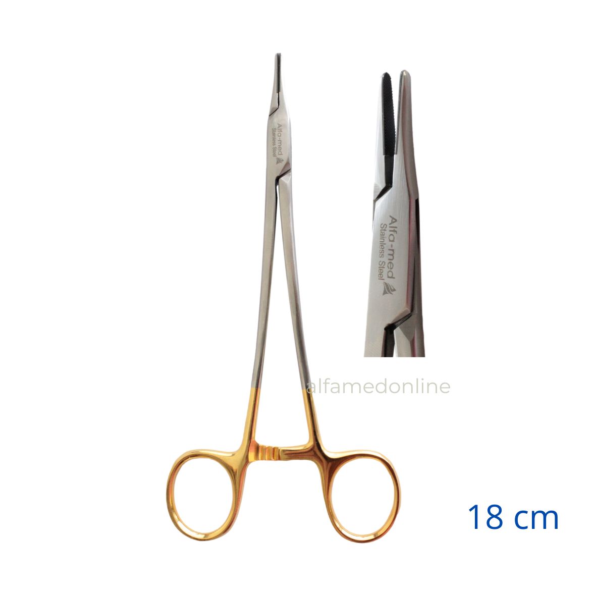 Porta agujas vascular