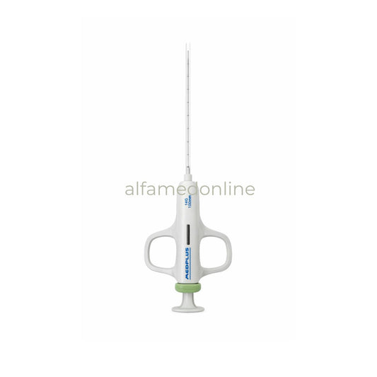 Aguja coaxial semiautomatica
