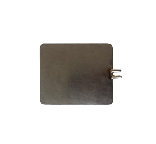 Placa metálica para electrocirugía
